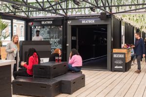Innovative Pop-Up Malls made completely from shipping containers are both creative and environmentally friendly.
