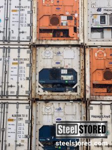 Non-Working Refrigerated Container Stack