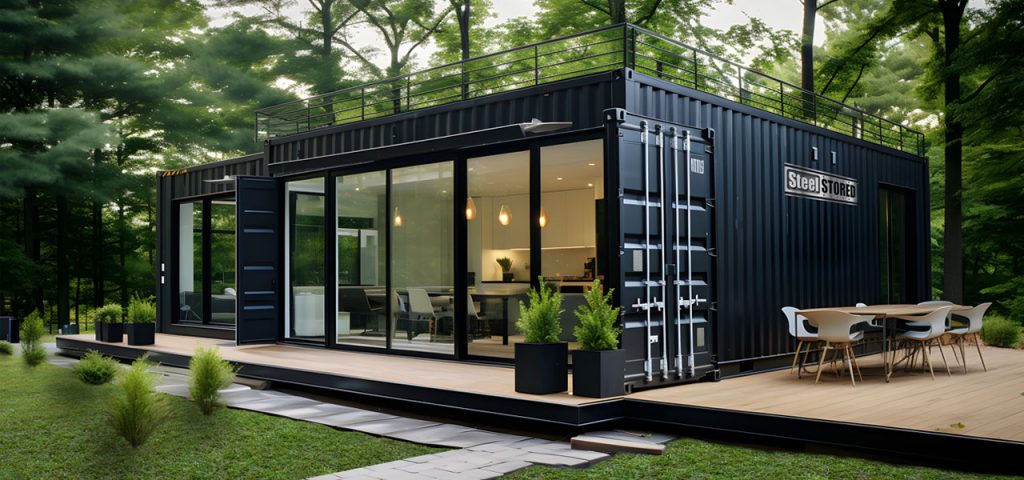 Hermit Consumers Affordable Luxury with Repurposed Shipping Containers